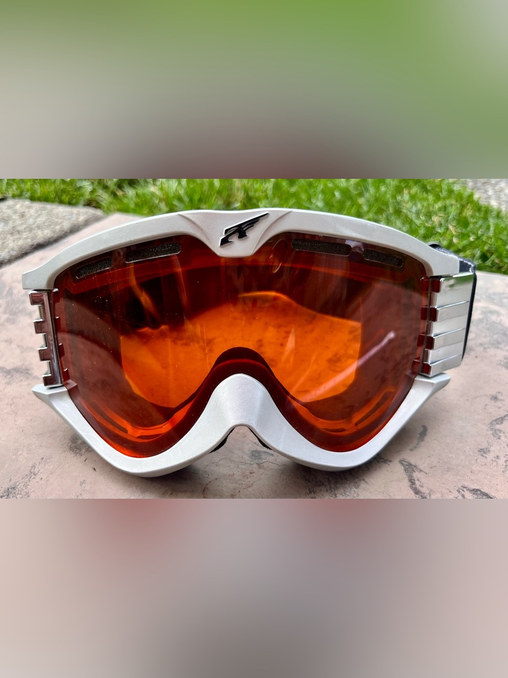 Arnette Women’s Silver Goggles with Orange Lens